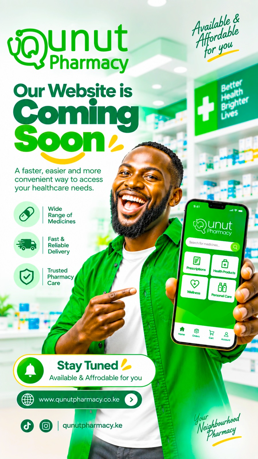 Qunut Pharmacy – Coming Soon